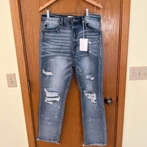 KanCan Brand New with Tags High Rise Slim Straight Jeans